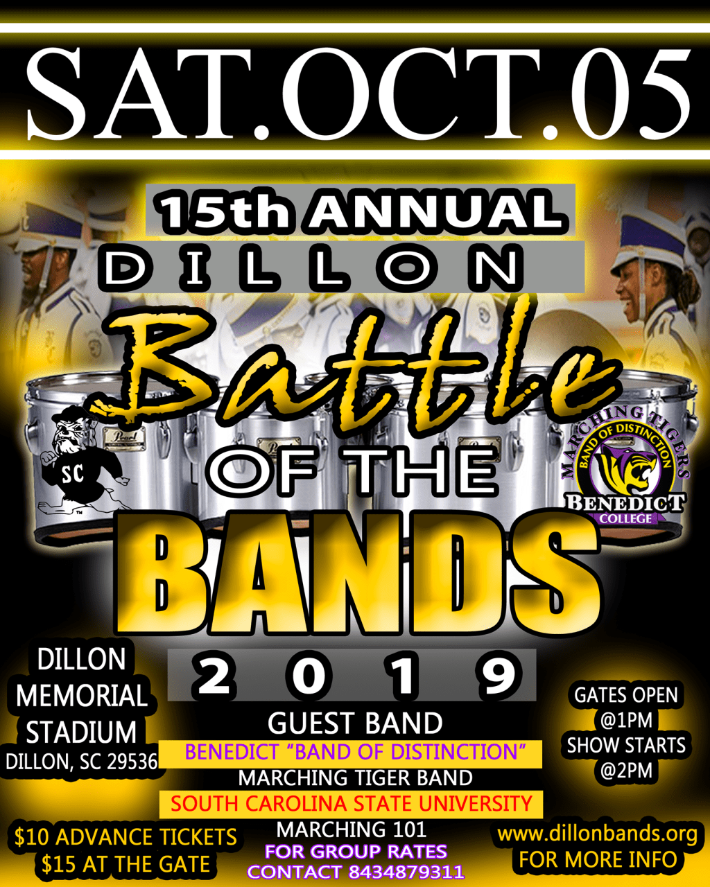 The 15th Annual Dillon Battle of The&nbsp;Bands